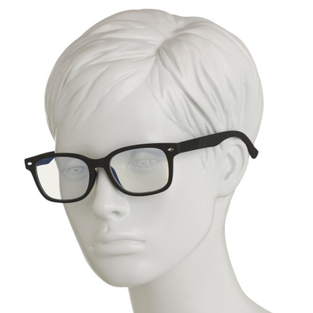 e-Specs Blue Light Filtering Specs Glasses Black